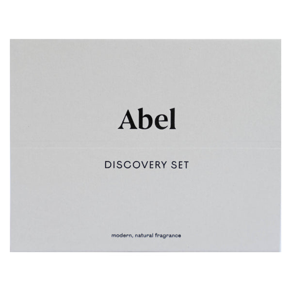 New Abel DiscoverySet Box 5x1ml CayanNori, GreenCedar, BlackAnise, Nurture, Pause