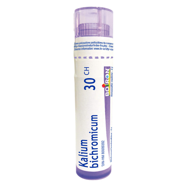 Tube of Boiron KaliumBichromicum 30CH 80Pellets