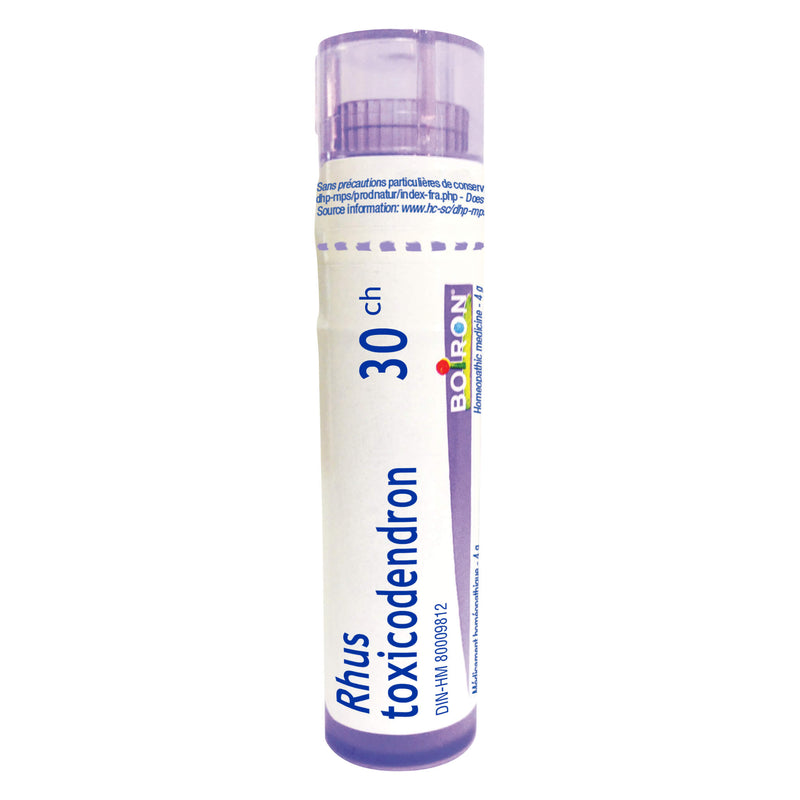 Tube of Boiron RhusToxicodendron 30CH 80Pellets