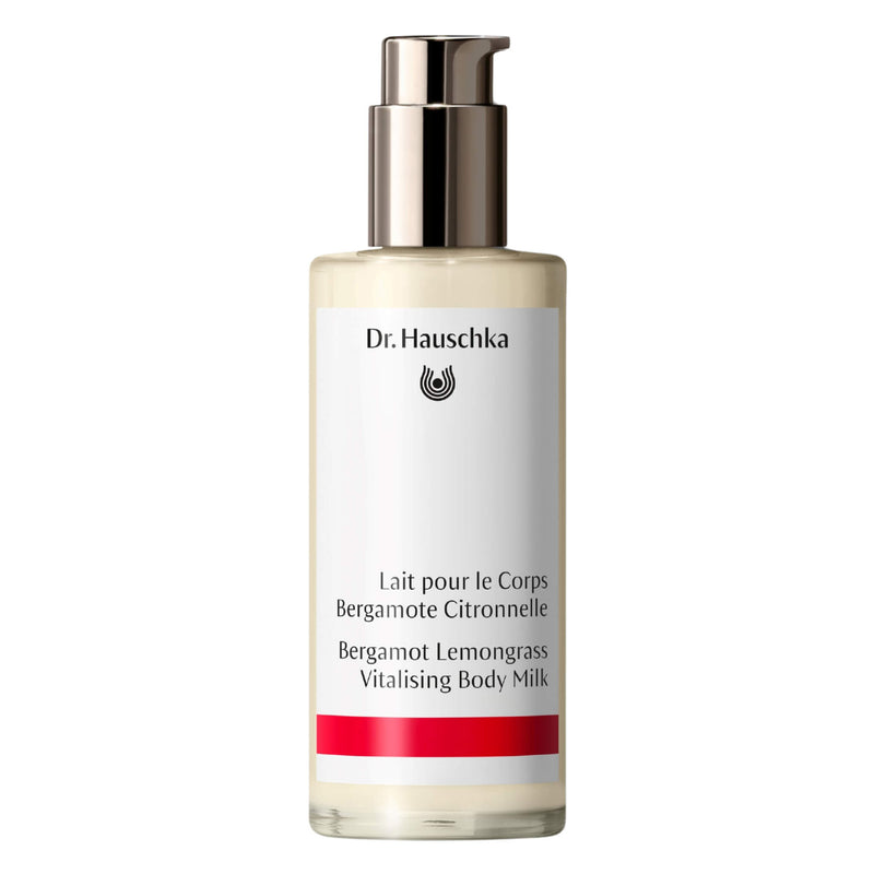 Bottle of Dr.Hauschka BergamotLemongrass VitalisingBodyMilk 145ml