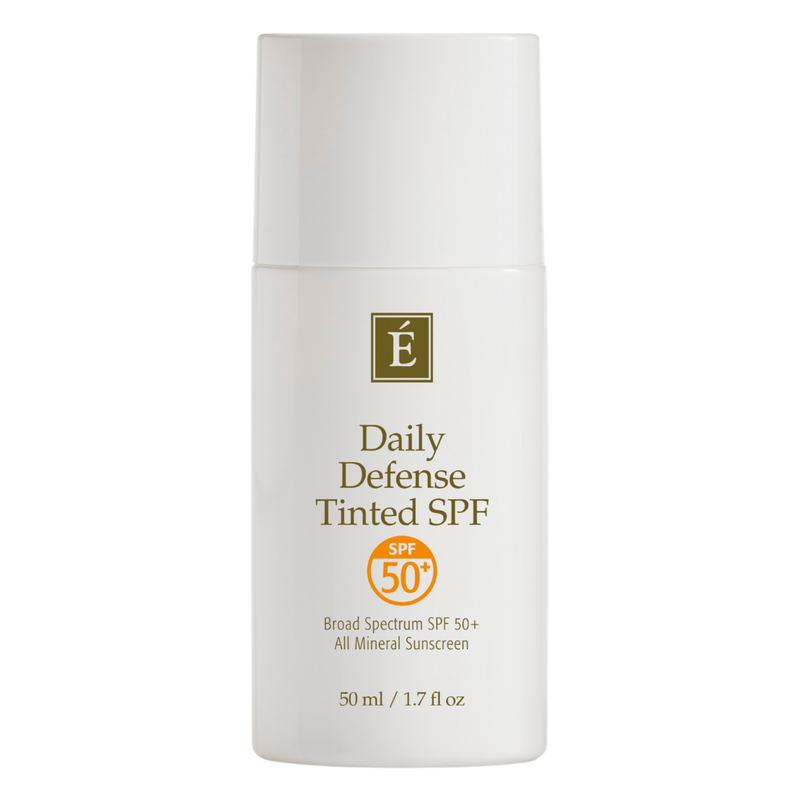 Bottle of Eminence DailyDefense TintedSPF 50+ 50ml