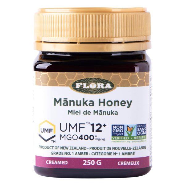 Jar of Flora ManukaHoney (MGO400+) 250g