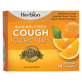 Box of Herbion CoughLozenges SugarFree Orange 18pc