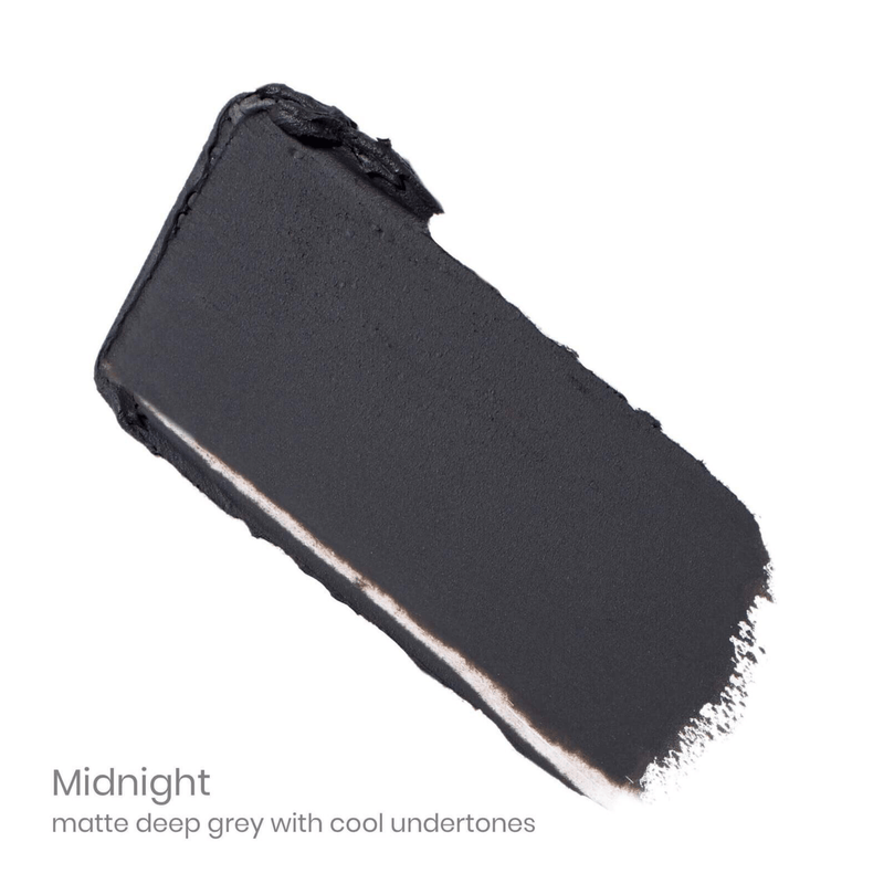 Swatch of JaneIredale ColorLuxe EyeShadow Midnight