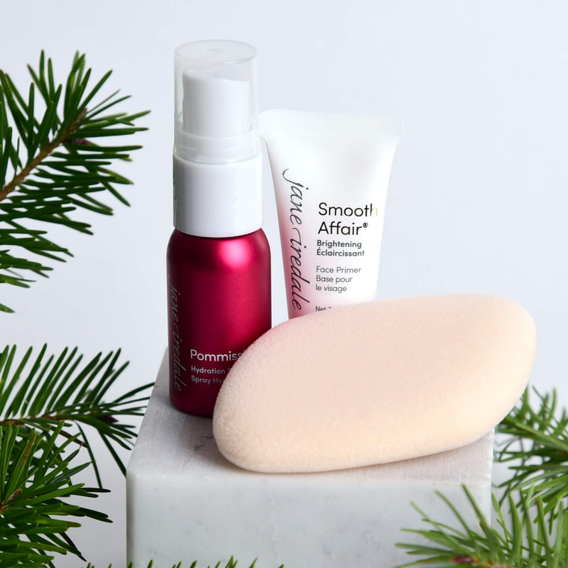 Mini Pommist, Deluxe Sample of Smooth Affair Primer, Flocked Sponge