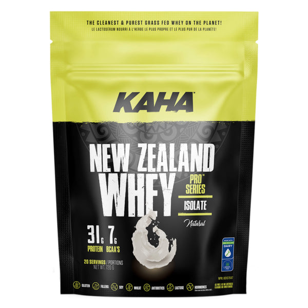 Bag of KAHA NewZealand WheyIsolate Natural 720g