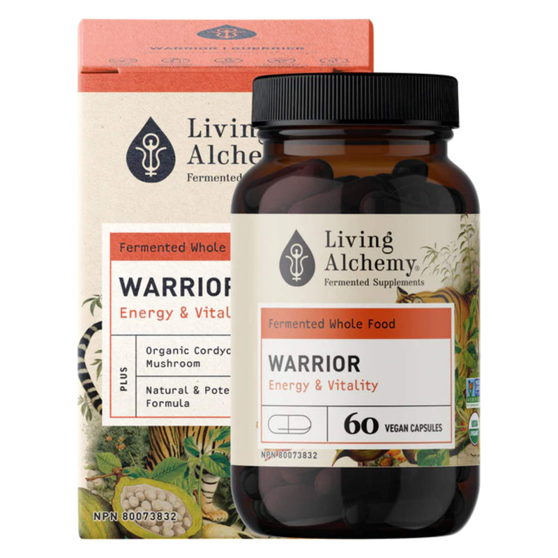 Box of LivingAlchemy Warrior 60Capsules
