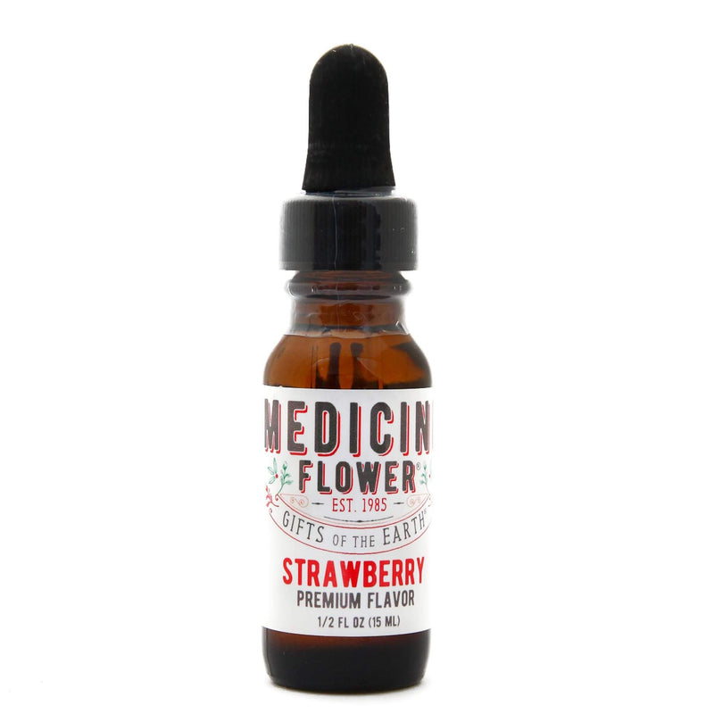 Bottle of MedicineFlower FlavouringOils Premium Strawberry 1/2oz