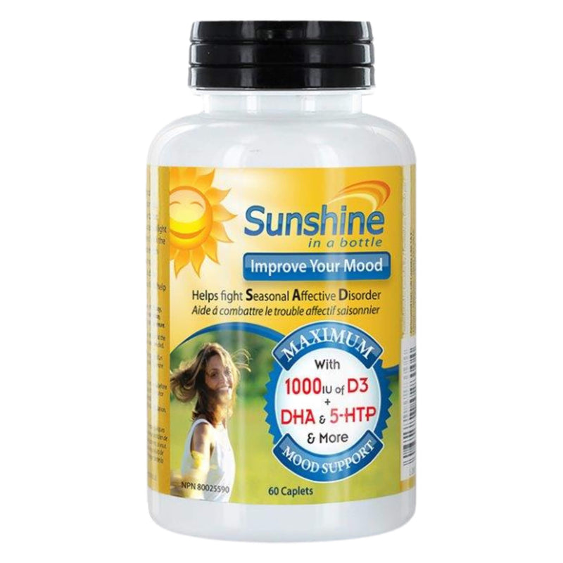 Bottle of Nu-Life Sunshine in a Bottle Formula 60Caplets