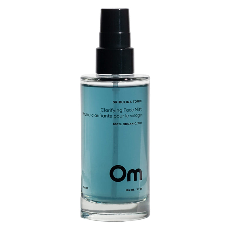 DropperBottle of OMOrganics SpirulinaTonic ClarifyingFaceMist 105ml