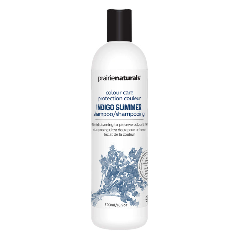 Bottle of PrairieNaturals Shampoo IndigoSummer