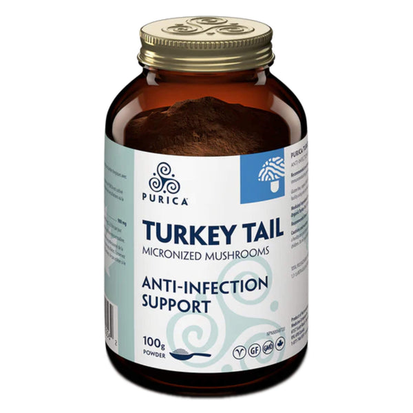 Bottle of Purica TurkeyTail Powder 100g