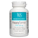 Bottle of WomenSense HappySense 5-HTP 100 mg 60 Time-Release Caplets