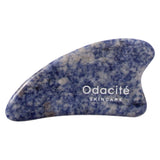 Odacite CrystalContourGuaSha BlueSodalite 
